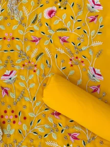 Yellow Floral Sarara - Image 4